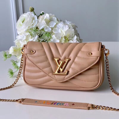 Replica Louis Vuitton New Wave Chain Pochette-M68479Brown